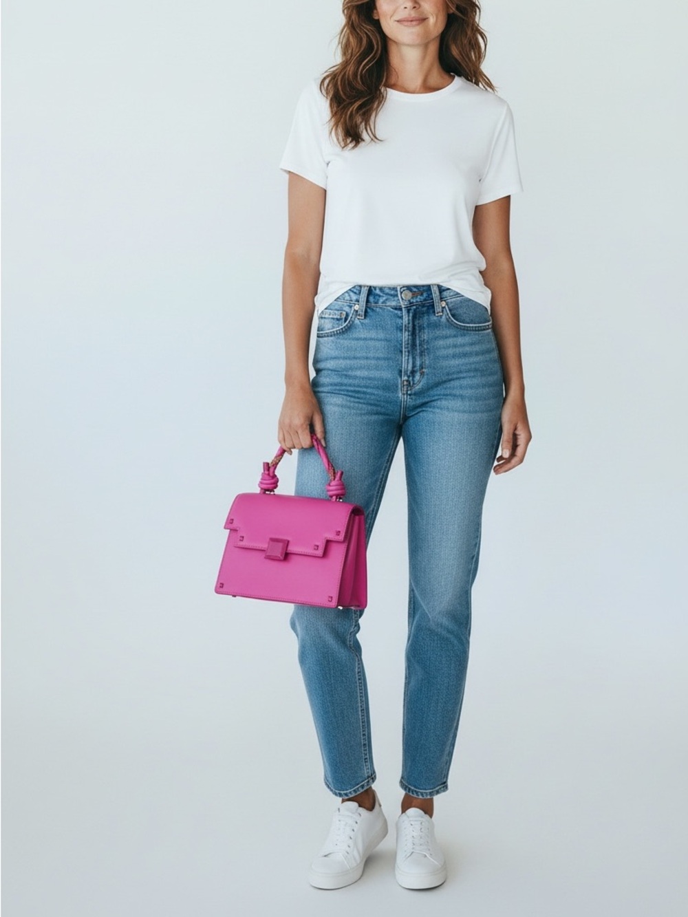 LIKE NEW Aldo Aferabethh Fuchsia Top-Handle/Crossbody Bag